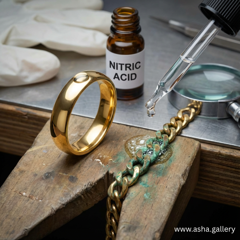 تشخیص طلای اصل از بدل با کمک سرامیک