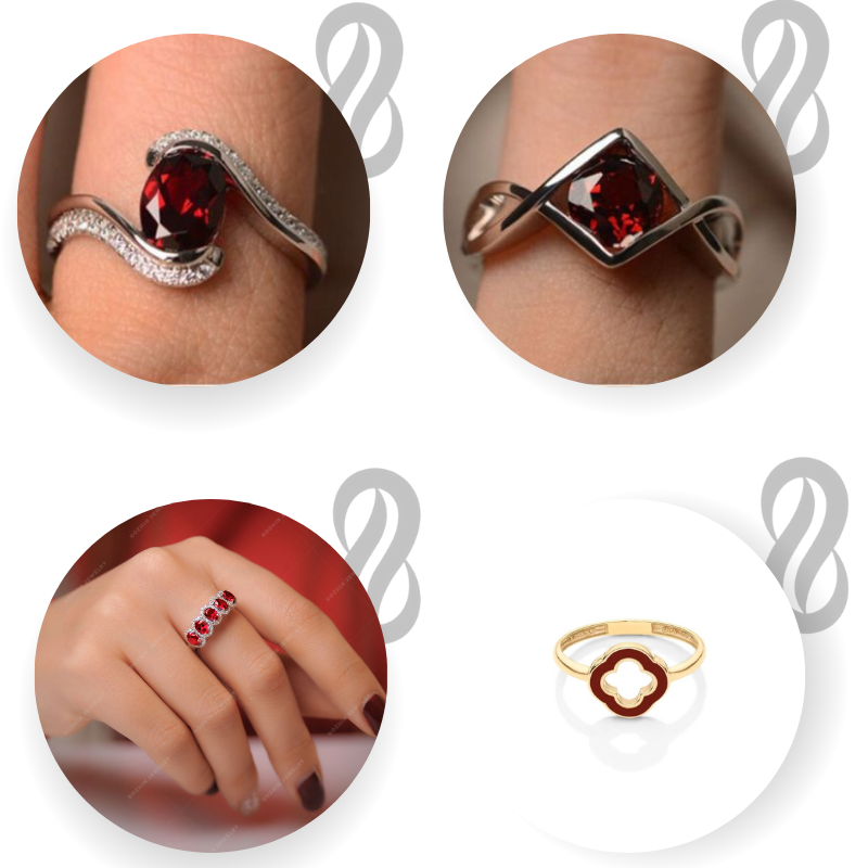 مدل های انگشتر طلا برای شب یلدا