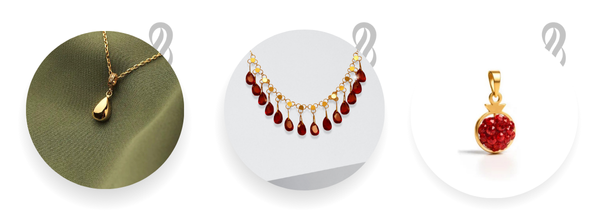 مدل گردنبند و آویز طلا یلدایی