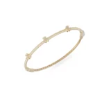 خرید دستبند طلا سه مهره شبدر