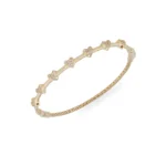 خرید دستبند طلا طرح هفت قلب