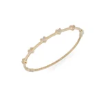 خرید دستبند طلا طرح پنج مهره قلب