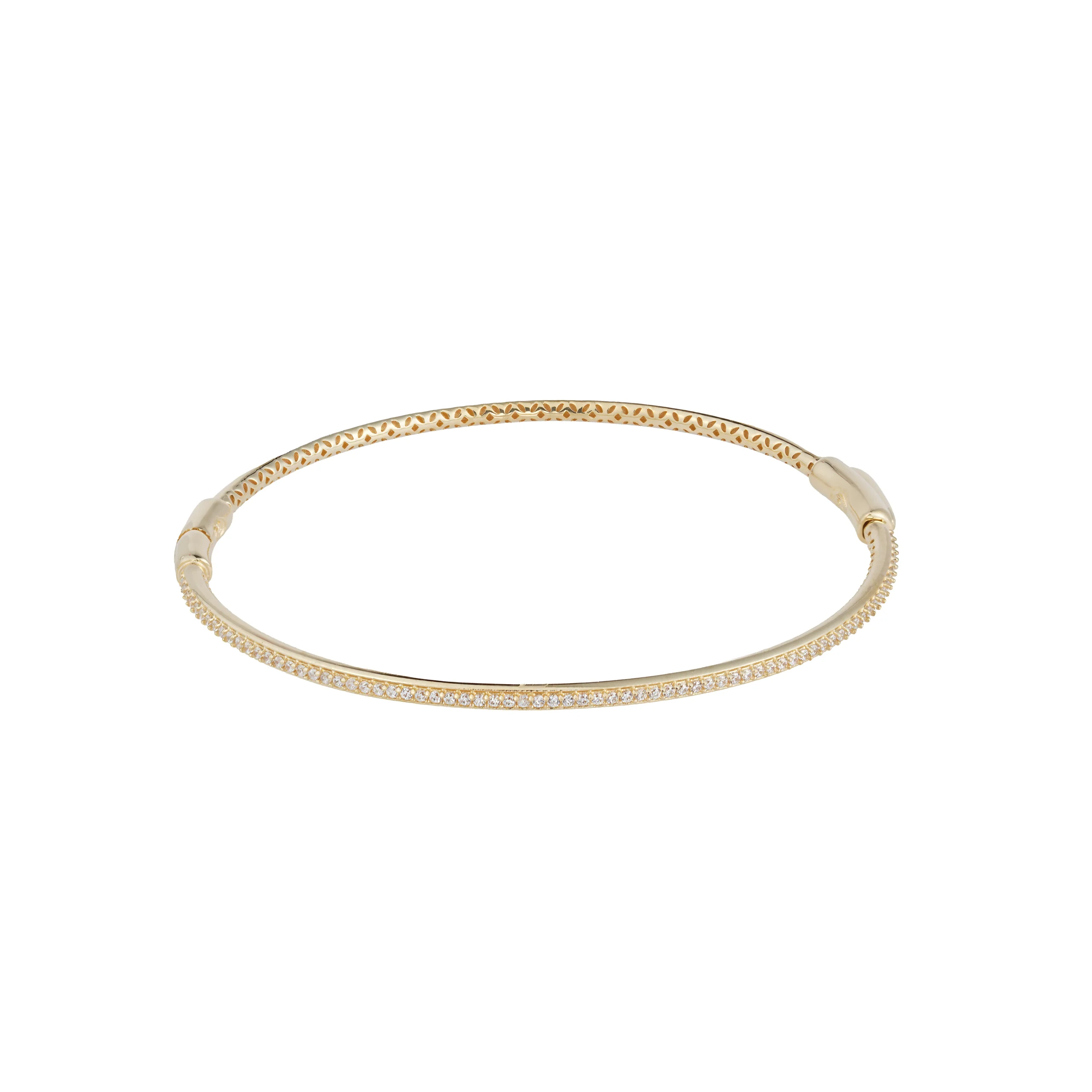 دستبند طلا نگین ریز