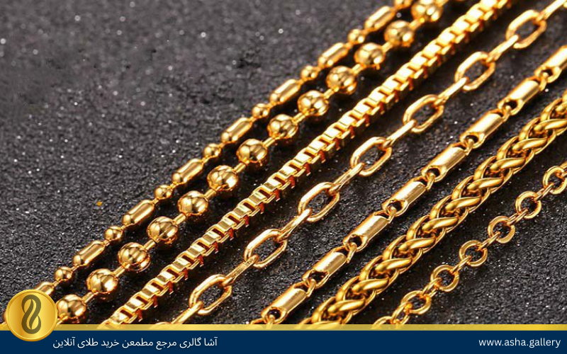 زنجیر طلا مردانه در انواع مدل ها